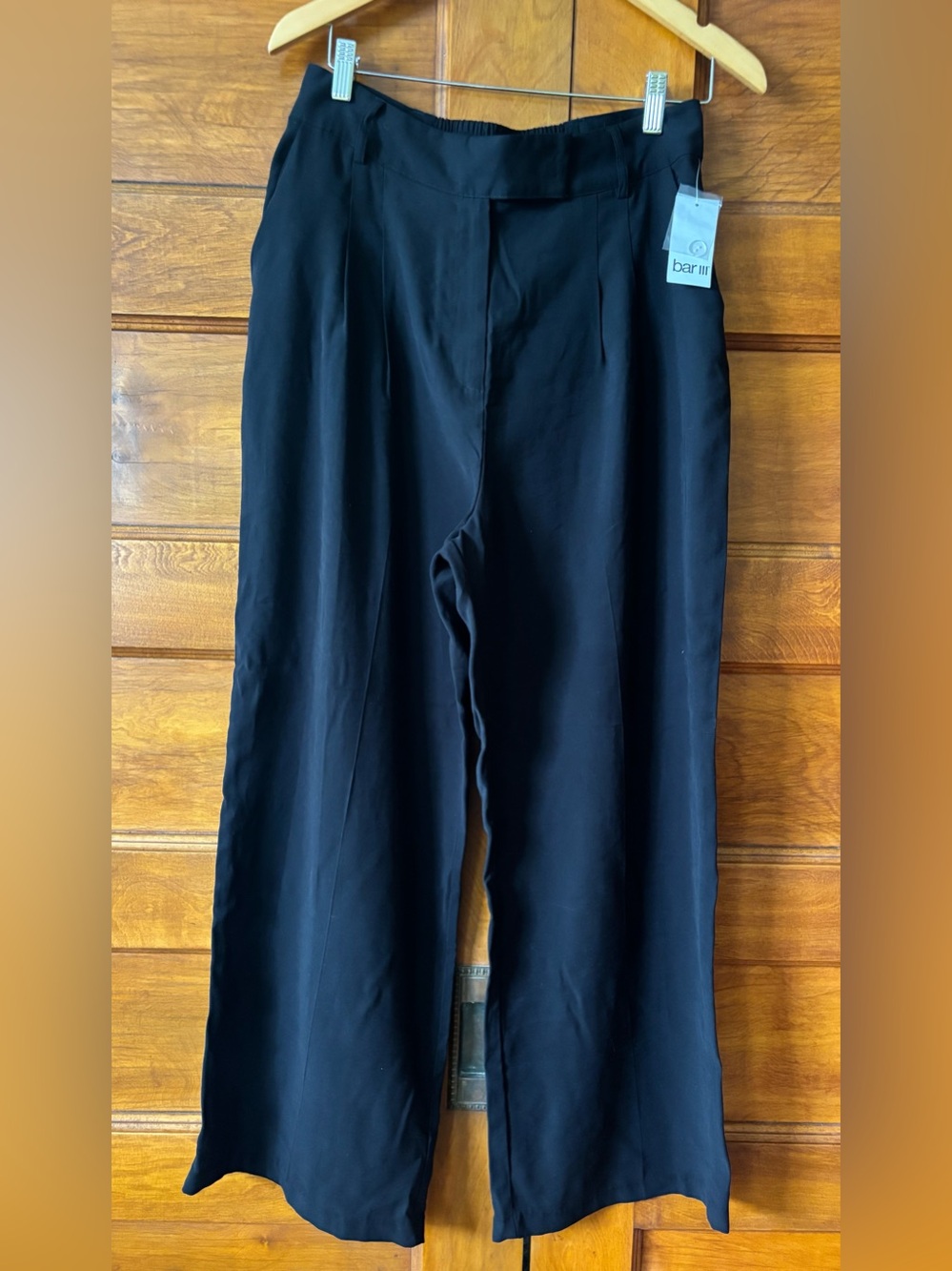 bar iii Black Wide-Leg Women’s Dress Pants